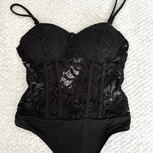 Black Lace Bodysuit